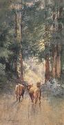 Cows in a Redwood Glade (mk42)